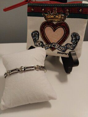 💗Brighton Bracelet "Tribeca", Rare, Pristine with New Small Purse💗